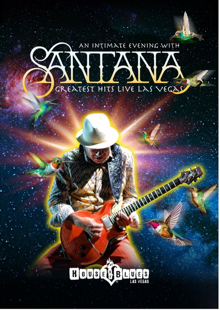 Santana Vegas Residency Tour Poster 2025-2026